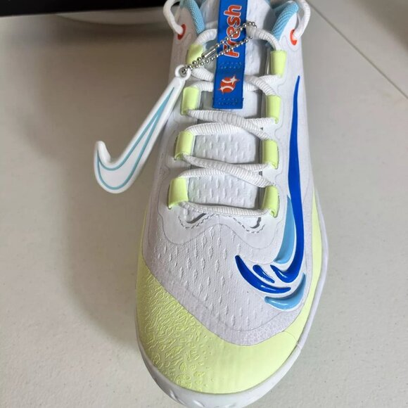 Nike Alpha Huarache Elite 4 Low Mens Size 8.5 Fresh Pack Metal Baseball Cleats - Picture 2 of 8